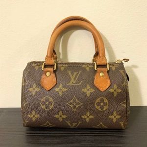 Auth Louis Vuitton Vintage Mini Speedy HL Handbag